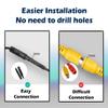 Goodsby Backup Camera HD Rear View License Plate Night Vision Waterproof Compatible with Pioneer Car Radio AVH-120BT AVH-210EX AVH-2550NEX AVH-X490BS DMH-WT8600NEX DMH-100BT DMH-160BT view 4