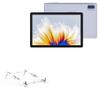 BoxWave Stand and Mount Compatible with Cubot tab 30 - Pocket Aluminum Stand 3-in-1, Portable Multi Angle Viewing Riser - Metallic Silver view 1