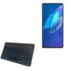 BoxWave Keyboard Compatible with HTC U23 Pro - SlimKeys Bluetooth Keyboard - with Backlight, Portable Slim LED 7 Colors - Jet Black view 1