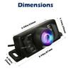 Goodsby Backup HD Camera Rear View License Plate Night Vision Waterproof Compatible with Kenwood Car Radio DDX26BT DDX340BT DDX376BT DDX396 DMX125BT DMX907S DMX7705S DMX7706S DNX6990HD view 4