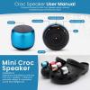 UUEENN Mini Speaker for Clog, Bluetooth Clog Charm, Silver view 3