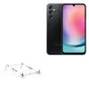 BoxWave Stand and Mount Compatible with Samsung Galaxy A24 4G - Pocket Aluminum Stand 3-in-1, Portable Multi Angle Viewing Riser - Metallic Silver view 1