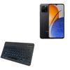 BoxWave Keyboard Compatible with Huawei Enjoy 50z - SlimKeys Bluetooth Keyboard - with Backlight, Portable Slim LED 7 Colors - Jet Black view 1