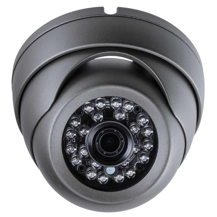 Eyemax HD TVI 1080P Eyeball Camera in/Outdoor TIB B22 Series Dark Grey 2.8mm Wide Fixed Lens 12V DC