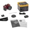 Kodak PIXPRO AZ425 Digital Camera Bundle, Includes: SanDisk 128GB SDXC Memory Card, Small Camera Bag, SD Card Reader and More (6 Items) (Red) view 4