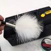 Crime Scene Marabou Feather Latent Fingerprint Brush for Detailed Fingerprints - White view 2