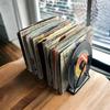 45rpm Vinyl Record Storage Rack - Premium 7inch Holder Stand Metal Wire Display Holds up to 50 Album Lp's - Simple and Contemporary Shelf Concept Design for 7" Records view 4
