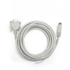 DVPACAB215 Compatible DVP PLC Programming Download Cable Suitable for ES,EC,EX,SS,SX,SC,EH and Other Series PLCs Programming Cable Light Gray 5m view 1
