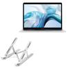 BoxWave Stand and Mount Compatible with Apple MacBook Air (13-inch 2012) - Compact QuickSwitch Stand, Portable Multi Angle Viewing Foldable Riser - Metallic Silver view 1