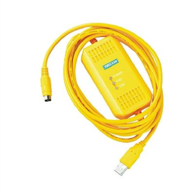 USB-AFC8503 for Touch Panel GT01 GT10 GT11 GT21 GT30 etc. Programming Cable for Downloading Programs, Online Monitoring, etc. Yellow 3 Meters