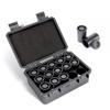 JJC Heavy Duty 35mm Film Case for 15 Rolls of 35mm Films, IP67 Waterproof and Light-Sealed 135 Film Container with Free Canister (No Film Rolls Included) view 1