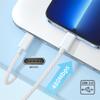 NFHK USB-C Type C Male to Male PD 27W 65W Power 480Mbps Data Cable White Sleeve for Phone & Tablet & Laptop 200CM view 3