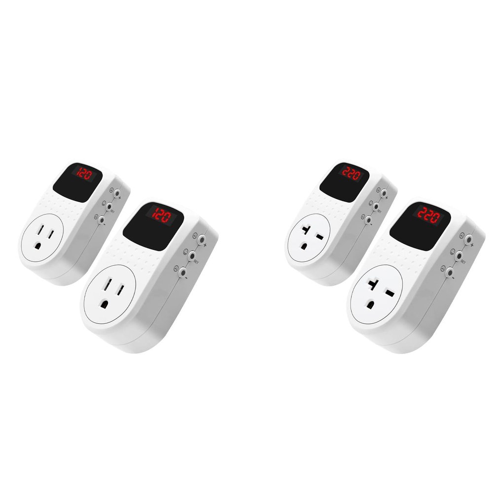 120V 2 Pack and 220V 2 Pack Voltage Regulator Bundle