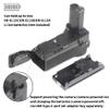 FocusFoto Pro Vertical Multi Power Battery Pack Grip Holder for Nikon Z8 Full Frame Mirrorless Camera Replacement for MB-N12, Support up to Two EN-EL15C Batteries (Batteries NOT Included) view 3