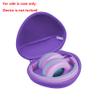 Hermitshell Hard Travel Case for iClever HS19 / iClever BTH12 Kids Headphones (Purple) view 2