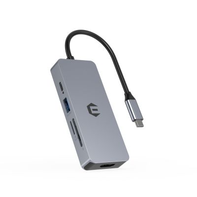 7 in 1 USB C Docking Station, SUTOUG USB C Hub Multiport USB C Adapter HDMI, 100W PD, 3 USB A 3.0, SD/TF Dock for Typ C Laptop