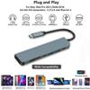 7-in-1 USB C Hub with 4K HD,100W PD ChargingUSB C Adapter for MacBook Pro/Air,Dell XPS,HP,Lenovo,iPad ProSteam Deck - 5Gbps Data Transfer,SD/TF Card Reader,Slim Portable Laptop Dongle view 3
