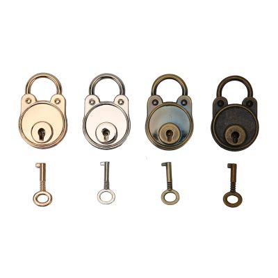 4Pcs Mini Bear Padlocks - Vintage Style Antique Zinc Alloy High Hardness Box Locks Ideal for Home, Office, and Travel