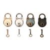 4Pcs Mini Bear Padlocks - Vintage Style Antique Zinc Alloy High Hardness Box Locks Ideal for Home, Office, and Travel view 1