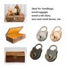4Pcs Mini Bear Padlocks - Vintage Style Antique Zinc Alloy High Hardness Box Locks Ideal for Home, Office, and Travel view 2