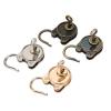 4Pcs Mini Bear Padlocks - Vintage Style Antique Zinc Alloy High Hardness Box Locks Ideal for Home, Office, and Travel view 3