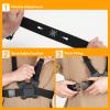 Losfom Body Camera Vest Mount,Adjustable Chest Strap Belt for All Brand Body Worn Camera,Dual Shoulder Body Cam Mount for Police,Sports,Hiking view 3