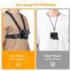 Losfom Body Camera Vest Mount,Adjustable Chest Strap Belt for All Brand Body Worn Camera,Dual Shoulder Body Cam Mount for Police,Sports,Hiking view 4