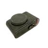BMAOLLONGB Premium PU Leather FullBody Camera Case Bag Cover for Ricoh GR II III IIIx for Canon G7 X Mark II III for Sony ZV-1 RX100 V VI VII for Panasonic LX10 CCD (Green) view 3