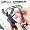 CITYWAY Waterproof Bike Mount for AirTag, Hidden Under Bottle Cage | M5 Black Security Screws | Light Weight, Inconspicuous Security (Black) view 3