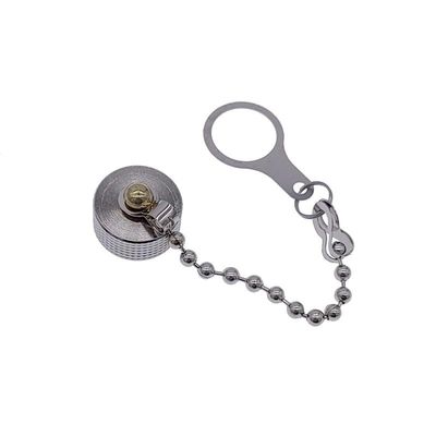 GX12 GX16 GX20 Aviation Connector Plug Cover Waterproof Cover Dust Metal Cap Circular Connector Protective Sleeve(GX12 Metal Cap)