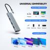 TymypUSB C Docking Station, 10 in 1 Hub for Mac Pro/Air, 4K HDMI, LAN RJ45, USB C 3.0, 100W PD, 2 USB A 3.0, 2 USB 2.0, SD/TF, Windows Surface Pro 7 view 4