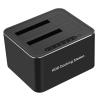 USB 3.0 to Dual Bay SATA Hard Drive Docking Station for 2.5/3.5 Inch HDD SSD Duplicator/Offline Clone view 1