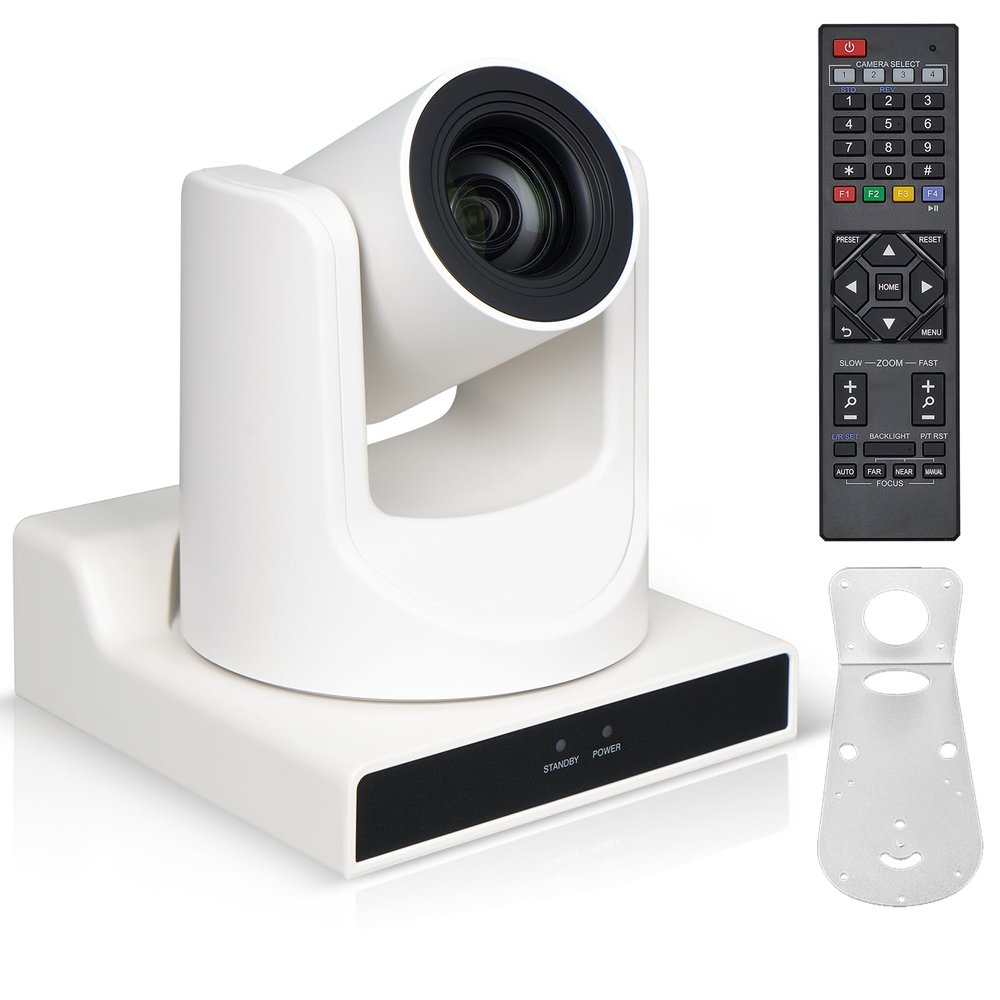 SMTAV PTZ Camera - 30X Optical Zoom, HDMI & 3G-SDI, Live Streaming, PoE & USB, 1080P 60FPS