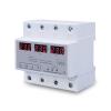 RWRAPS Three Phase Voltmeter Adjustable Over and Under Voltage Protector 3 Phase Automatic Recovery Protective Device Reset 63A 380V view 2