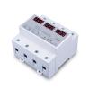 RWRAPS Three Phase Voltmeter Adjustable Over and Under Voltage Protector 3 Phase Automatic Recovery Protective Device Reset 63A 380V view 3