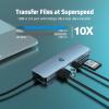 Tymyp USB C HUB, 7 in 1 Hub Adapter, HDMI Output, 100W Power Delivery, USB C 3.0, 2 x USB 3.0, SD and Micro SD Card Reader, Perfect for Dell XPS/HP/Surface and Other Type C Devices view 3