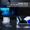 Tymyp USB C HUB, 6 in 1 USB C Adapter with USB 3.0, 4K HDMI, Dual USB 2.0, SD/TF Card Reader, Docking Station Ideal for Mac Pro/Air and Other Type C Devices view 4