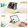 Galaxy Tab A9+ A9 Plus 11 inch Keyboard case 2023 Released SM-X210/X215/X216 with Mouse Magnetic Detachable Bluetooth Keyboard Slim flip Leather case (Black) view 2