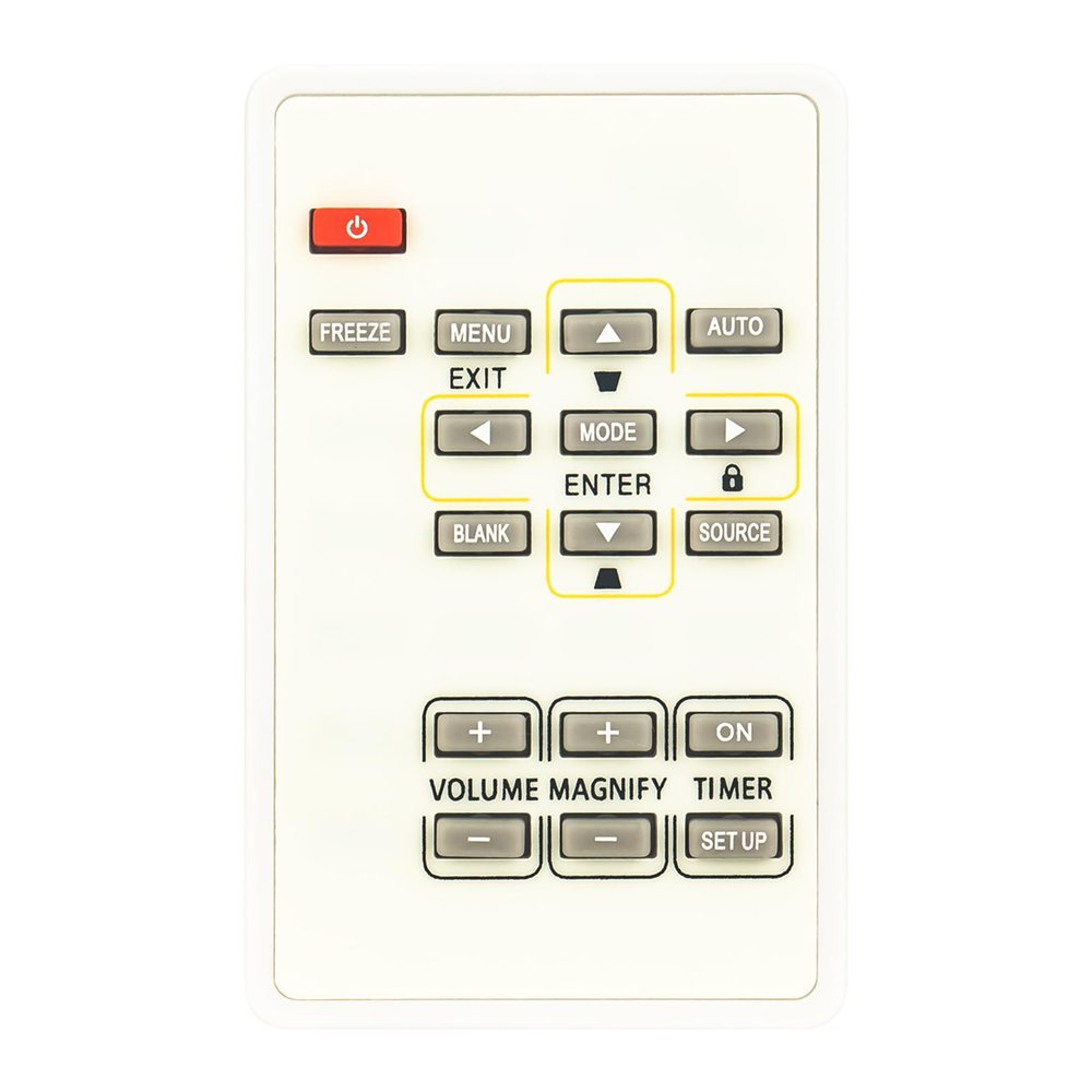 PERFASCIN New Replace Infrared Remote Control Fit for Mitsubishi Projector GX-565 GS-326 GX-330 GX-570ST/BENQ MP615 Projector/Hitachi HCP-DX300 DRX300