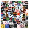 126Pcs Cross Country Stickers Pack, Aesthetic Vinyl Waterproof Sticker Decals for Water Bottle,Laptop,Phone,Skateboard,Scrapbooking,Bumper Decor for Fans for Party Supply Decor view 1