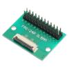 MECCANIXITY FFC FPC Connector Board 24 Pin 0.5mm 2.54mm to 1.0mm 2.54mm PCB Converter Board for LCD TVs/Digital Cameras/Laptops view 1