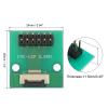 MECCANIXITY FFC FPC Connector Board 12 Pin 0.5mm 2.54mm to 1.0mm 2.54mm PCB Converter Board for LCD TVs/Digital Cameras/Laptops view 2