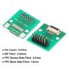 MECCANIXITY FFC FPC Connector Board 12 Pin 0.5mm 2.54mm to 1.0mm 2.54mm PCB Converter Board for LCD TVs/Digital Cameras/Laptops view 3