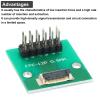 MECCANIXITY FFC FPC Connector Board 12 Pin 0.5mm 2.54mm to 1.0mm 2.54mm PCB Converter Board for LCD TVs/Digital Cameras/Laptops view 4