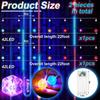 Wettarn 39 ft Polyhedral Dice String Lights, LED Dice Lights view 2