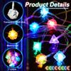 Wettarn 39 ft Polyhedral Dice String Lights, LED Dice Lights view 3