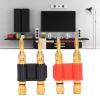 Dual Banana Plug Connector 32A 1000V Gold Plated Brass for Speaker Systems and Test Equipment view 2
