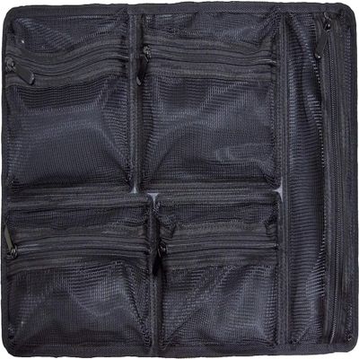 Mesh lid organizer for the Pelican Vault V525 case.