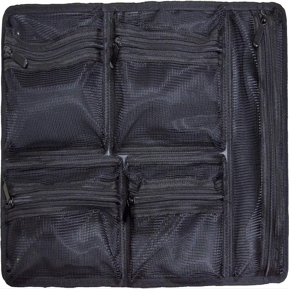Mesh lid organizer for the Pelican Vault V525 case.