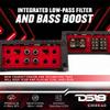 DS18 G3600.4D Car Audio Amplifier 4-Channel Class D Full-Range 3600 Watts - Compact Design Easy Installation - Extremely Powerful Amp for Vehicle Sound Systems (Renewed) view 3